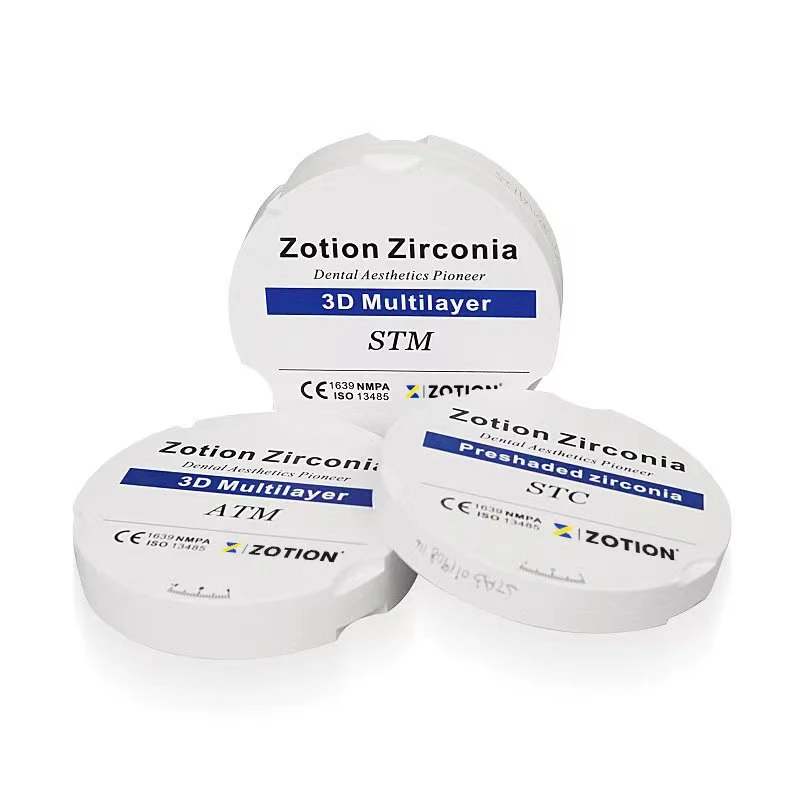 High Translucency STM 3D Multilayer Zirconium Discs