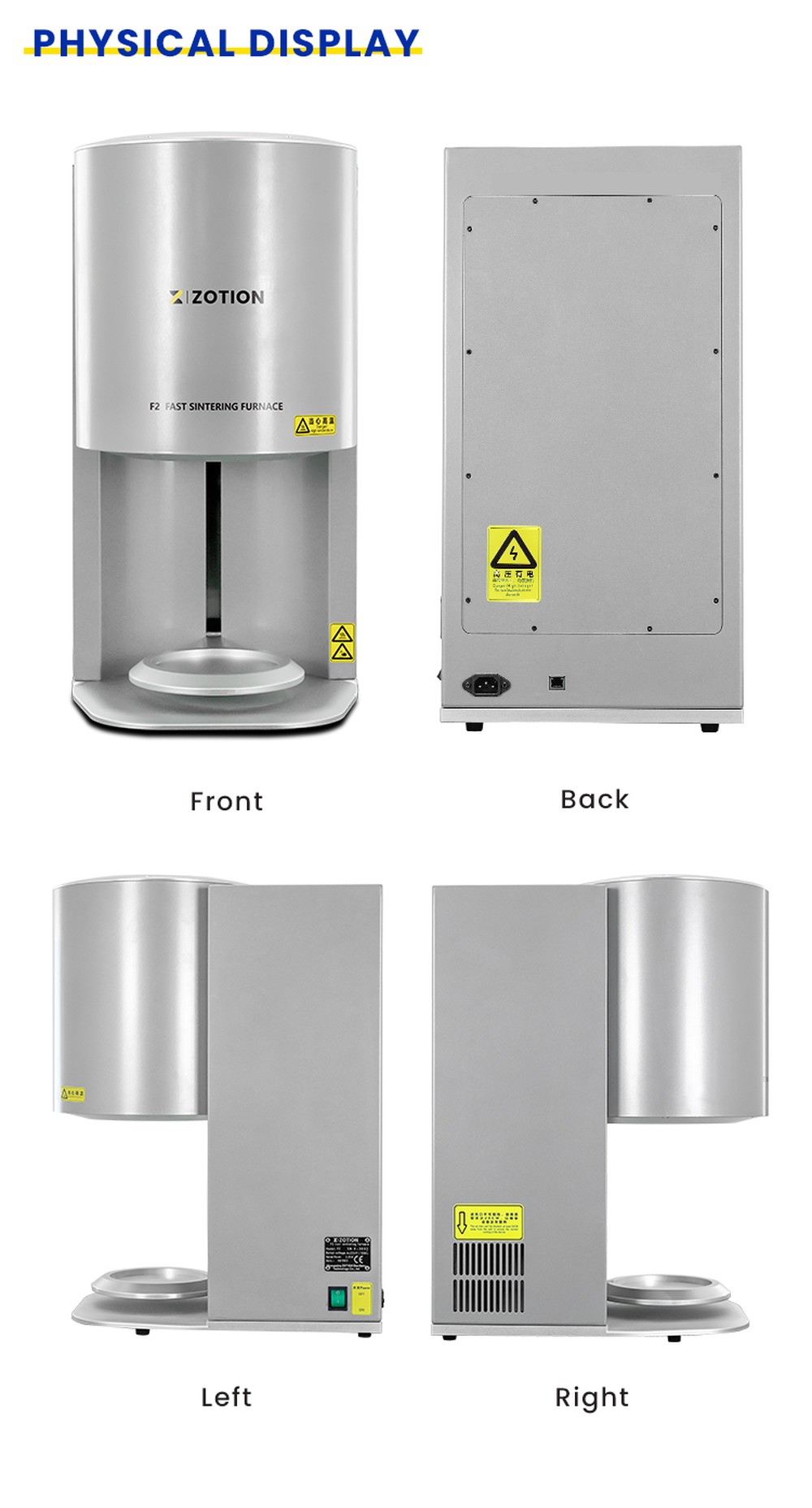 100℃/min Fast Dental Zirconia Sintering Furnace display 100℃/min Fast Dental Zirconia Sintering Furnace display