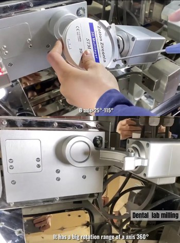 5 Axis cad cam dental Milling Machine Zirconia advantage 5 Axis cad cam dental Milling Machine Zirconia advantage