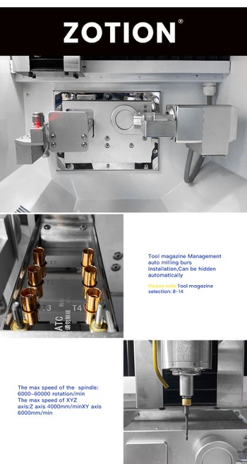 5 Axis cad cam dental Milling Machine Zirconia advantage 5 Axis cad cam dental Milling Machine Zirconia advantage