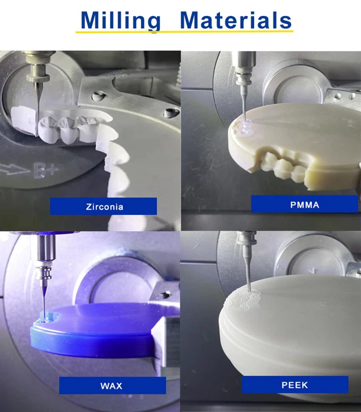 Dental Lab Use CNC Milling Machine With CE Certification