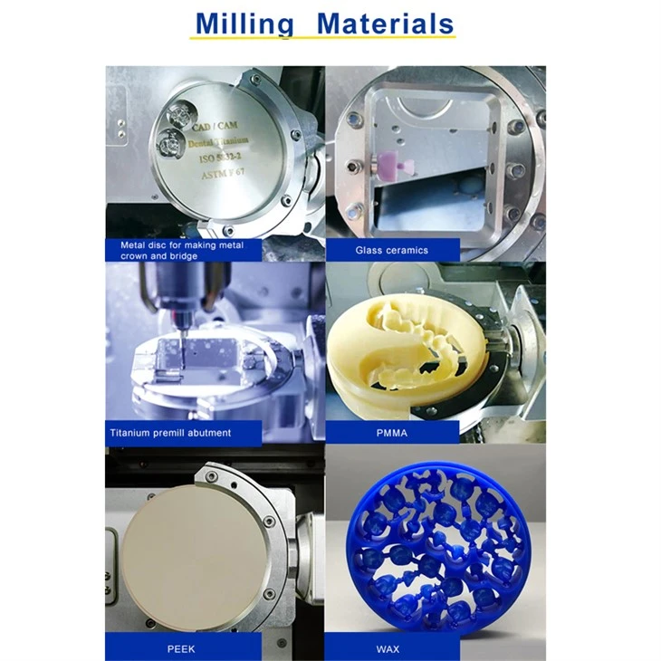 glass ceramic Milling Machine For Metal Disk